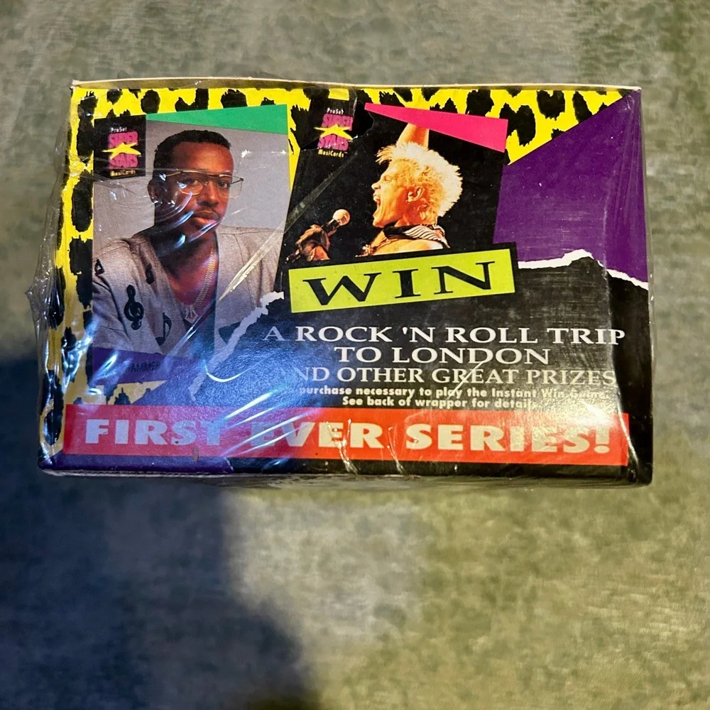 Pro Set SuperStars MusiCards Series 1991 Sealed Box Music Cards